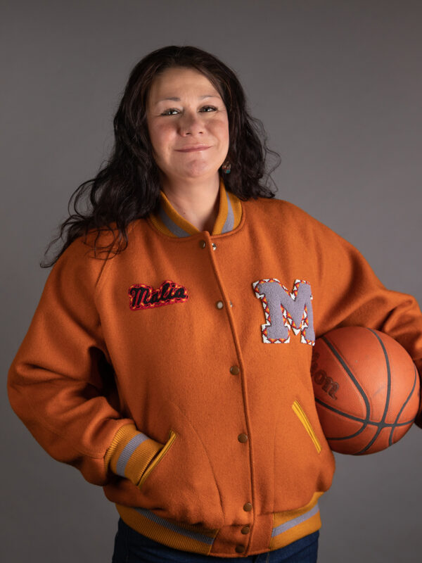 Malia Kipp in her Lady Griz Jacket