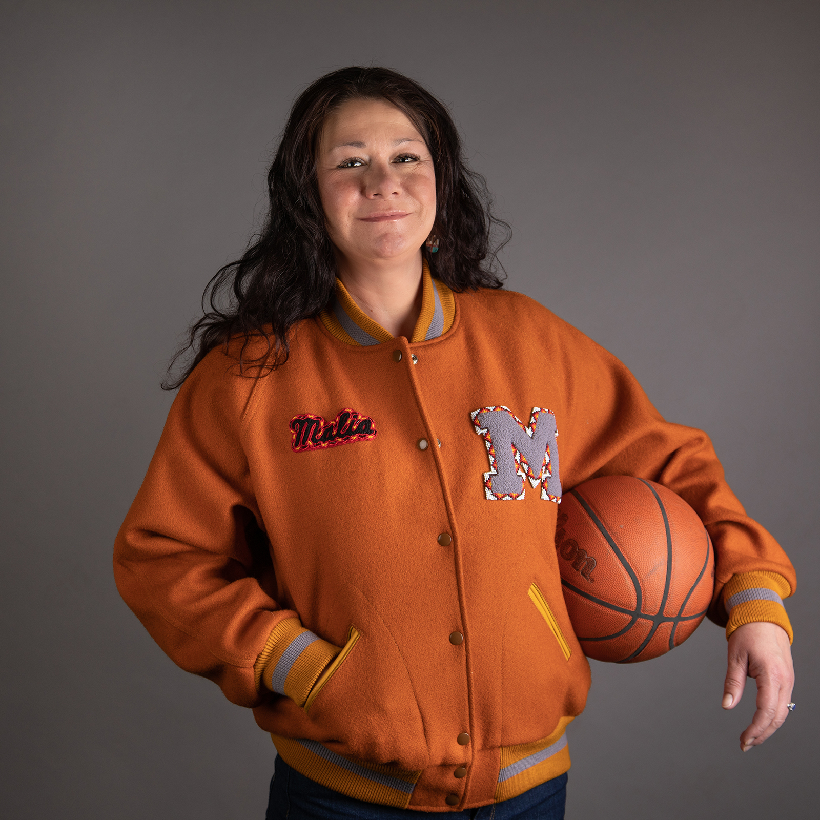 Malia Kipp in her Lady Griz Jacket